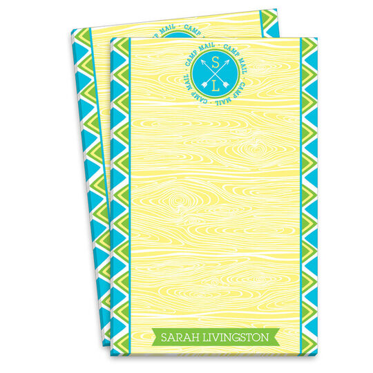 Yellow Arrow Camp Mail Notepads